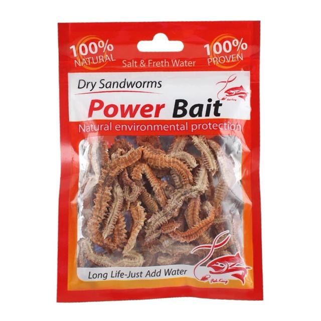 Iscas artificiais realistas Sandworms secas para pesca em água salgada e doce, acessórios essenciais para pescadores