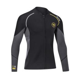1.5mm neoprene wetsuit dos homens jaqueta de mergulho manga longa casaco masculino surf jaqueta de inverno pesca roupa de banho térmica - Image 3