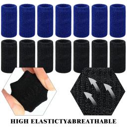 Fita elástica respirável do dedo, suporte das mangas do dedo, protetor da cinta do polegar, basquetebol, tênis, grilo, badminton, 10pcs por o jogo - Image 4