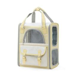 Malha respirável Pet transportadores, mochila do cão, gato dobrável bolsa de transporte, suprimentos de viagem ao ar livre, grande capacidade - Image 6