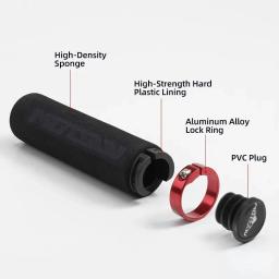 Ultraight apertos de bicicleta esponja manopla mtb punhos mountain bike lidar com guiador acessórios de ciclismo anti-skid ao ar livre - Image 3