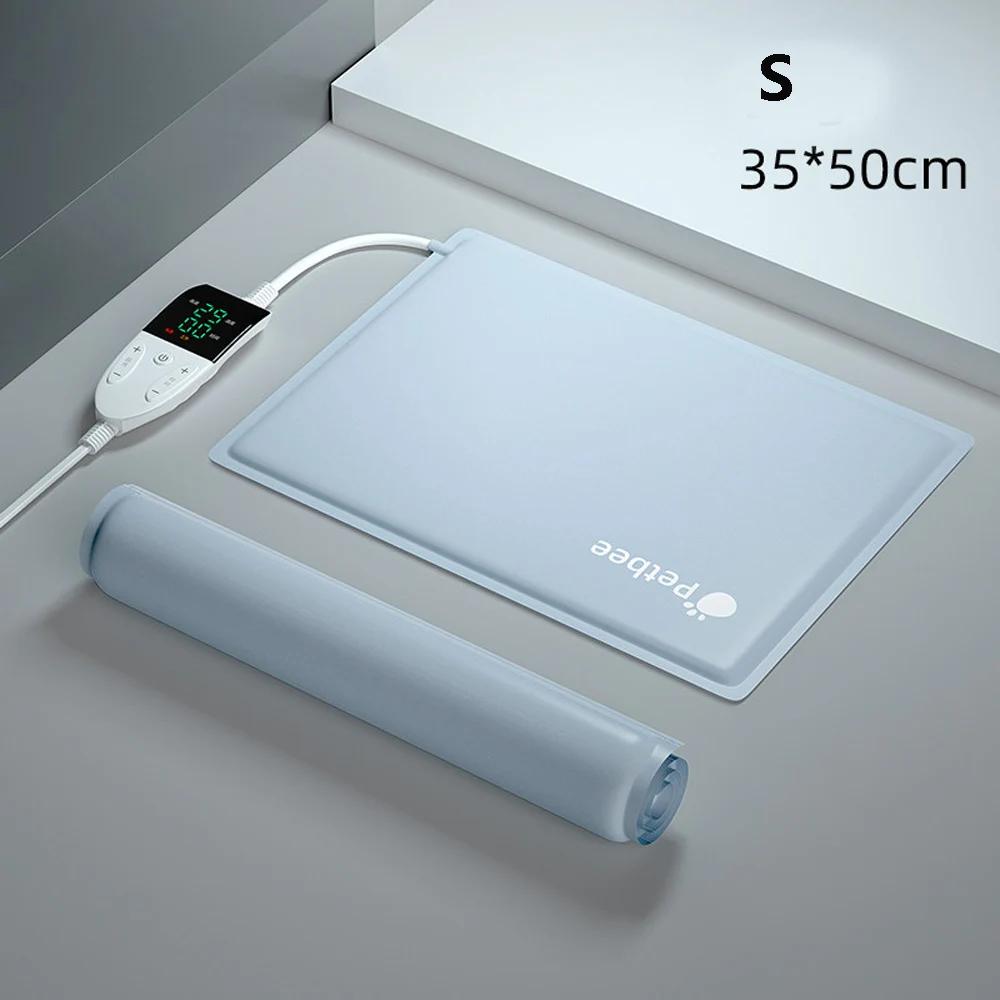 Smart Timing Temperature Control Almofada de aquecimento para cão, gato, cachorro, proteção sem energia, esteira quente elétrica, cama, impermeável, resistente à mordida - Image 6