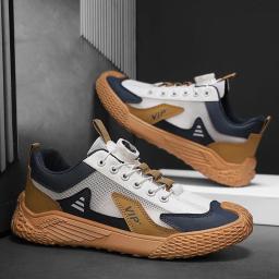 Tênis de plataforma grossa masculino, casual, malha, slip-on, respirável, esportes, corrida, ao ar livre, corrida, verão, venda, unissex, Y2K - Image 2