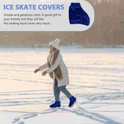 Capas de skate acessórios de patinação artística equipamentos de hóquei gelo hokey caneleira tudo para patins portátil bota protetor sapato criança - Image 5