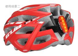 LED Ciclismo Capacete Luz, Braço Leg Band, Aviso noturno, Luz de segurança, recarregador USB, 5, 3 Mode, Fit para bicicleta - Image 5