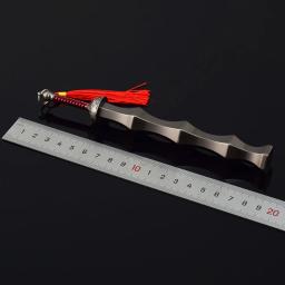 Arma de metal para meninos, Katana Periférica, Modelo de Arma, Legend Game, Mir2, Brinquedos de Arma, Mir2, 18cm - Image 5