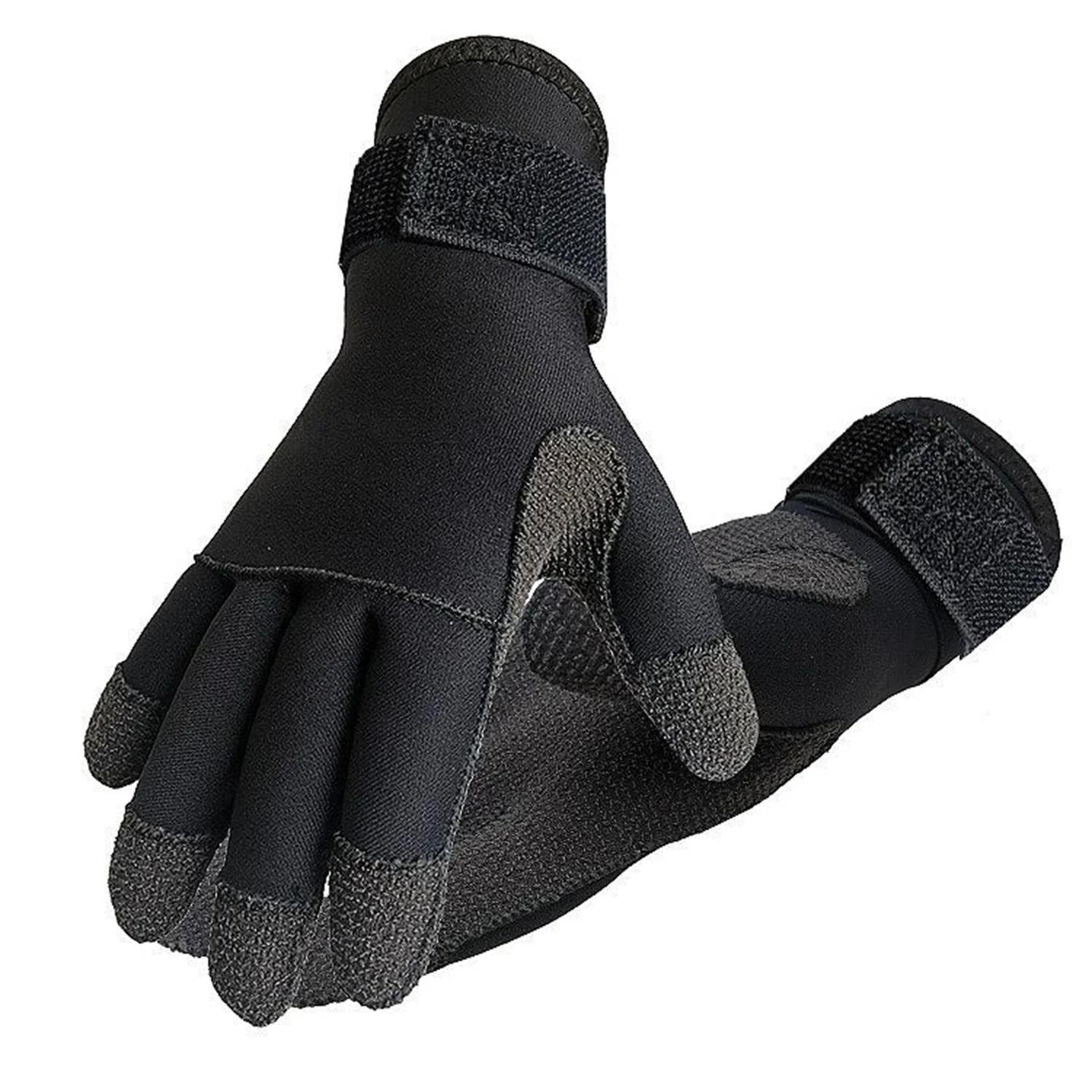 Luvas de mergulho Neoprene Kevlar, Resistente ao desgaste, Anti-Corte e Piercing, Mergulho, Natação, Pesca, Caça, Esqui, 3mm, 5mm - Image 1