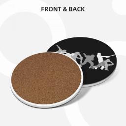 Críquete um Jogo de Cavalheiros Cerâmica Coasters, Copos bonitos, Bebidas a granel, Conjunto de 4 - Image 2