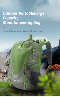 Nylon Outdoor Montanhismo Bag, equitação mochila, alta capacidade, resistência ao desgaste, viagens, camping, esportes - Image 4