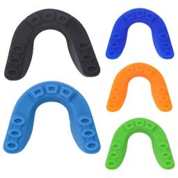 Silicone protetor bucal para esportes dente, taekwondo mouthguard, anti-desgaste, protetor de taekwondo, karatê e rugby chaves, livre - Image 4