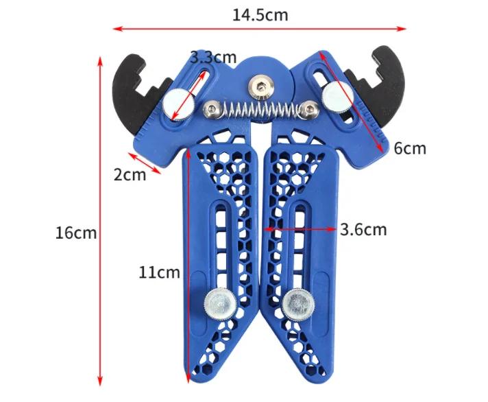 Quadro de besta para arco e flecha, pouso plástico composto, largura e comprimentos ajustáveis, Archery Equipment Acessórios - Image 1