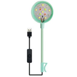 Luz ajustável para tanque de peixes Luzes de paisagismo para aquário Pequenos holofotes LED Lâmpadas coloridas Suprimentos para - Image 1