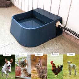 Bebedor automático do reservatório de água do flutuador para todos os tipos de animais de estimação, tigela do cão, suprimentos interiores e exteriores - Image 1