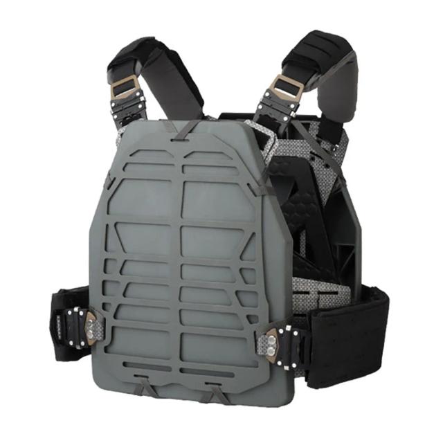 Colete Tático Modular MOLLE para Paintball e Airsoft com Fivelas de Liberação Rápida e Forro Confortável