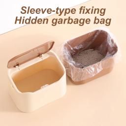 Caixa de lixo portátil para gatos, Bedpan removível, Kitty Pan totalmente fechado, vaso sanitário para coelhos, gatos médios e grandes, pequenos animais - Image 3