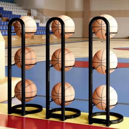 Rack De Armazenamento De Basquete Para Crianças, Cesta De Armazenamento De Futebol, Em Casa, Multi-Camada, Exibição, Interior - Image 5
