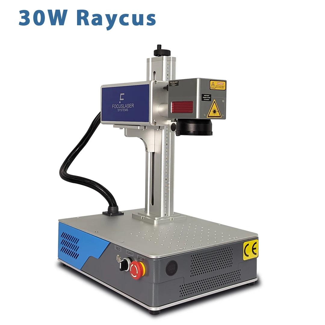 Máquina de marcação a laser de fibra 30W Raycus gravura metal copo de pintura de aço inoxidável ouro prata anel joias - Image 1