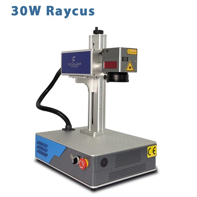 Máquina de Marcação a Laser de Fibra Raycus 30W para Gravação de Metais