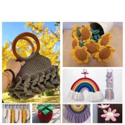 Macramé Corda De Cabo De Algodão Colorido, Fio De Rosca, Materiais E Ferramentas De Macramé, Artesanato De DIY, Festa, Decoração De Casa, 3mm, 10 Metros - Image 3