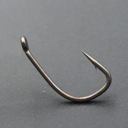 Ganchos de pesca de carpa, 20 peças, com micro farpado, aço de alto carbono, revestimento ptfe, gancho bnr para método alimentador, acessórios de peixe, equipamento - Image 4