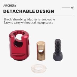 Archery Estabilizador Conjunto para Caça Composto Arco e Flecha, Quick Disconnect Bracket, Balance Bar Adapter, Quick Disconnect - Image 2