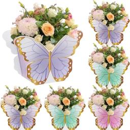 Butterfly Centerpieces Tea Party Favors, Decoração de mesa para festa de bebê, aniversário, casamento, suprimentos temáticos, 12 pcs - Image 1