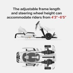 Boa instalação de entretenimento Segway Ninebot Go Kart Kit portátil Go Kart Frame - Image 4