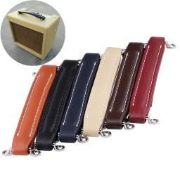 Alça de amplificador de guitarra de couro estilo vintage de substituição com parafuso para amplificadores de guitarra alto-falante excelente acabamento - Image 1