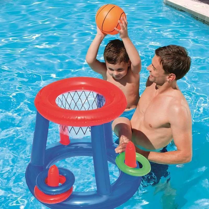 Brinquedos infláveis de praia para crianças e adultos, piscina, voleibol, basquete, objetivo de mão, equipamentos esportivos aquáticos, brinquedos familiares - Image 1