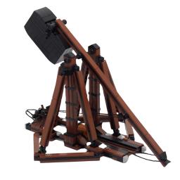 MOC Arma Medieval para Menino, Tijolos Modulares Ornamento, Cena De Armadura, Batalha Catapulta Riprap, Arma De Guerra Antiga, Bloco De Construção Presente - Image 1