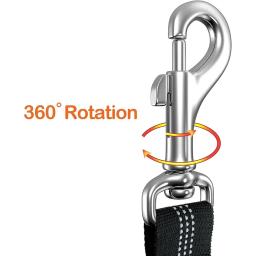 Cinto de segurança do carro do cão retrátil, Cinto de segurança do carro do cão 3in 1, Reflective Elastic Nylon Pet Seat Belt para o veículo - Image 3
