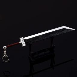 Arma Fantasia com Lâmina Sem Cortes, Espada Cloud Strife, Meteorito, Jogo de Metal Periférico, Modelo de Arma, Presentes Brinquedos para Meninos, 22cm - Image 2