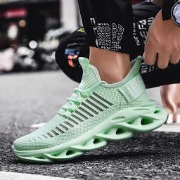 Tênis casual de malha respirável para homem, tênis masculino para aumento de altura, sapatos da moda, tamanhos 39-46, masculino adulto - Image 4