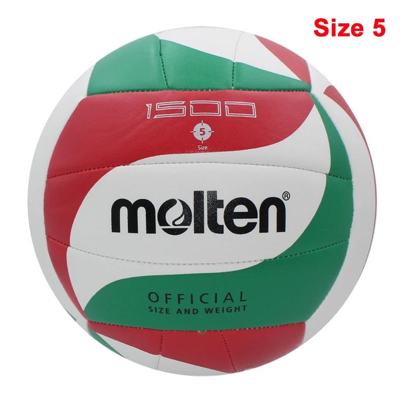 Molten-tamanho padrão 5 bolas de voleibol, PU macio Material, resistente ao desgaste, esportes ao ar livre Indoor, Match Training, original - Image 1