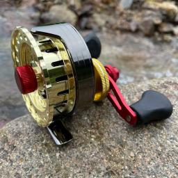 Ghotda jangada carretel de pesca ao ar livre jangada de gelo acessórios de pesca carretel de metal roda de pesca de inverno equipamento de mercadorias - Image 6