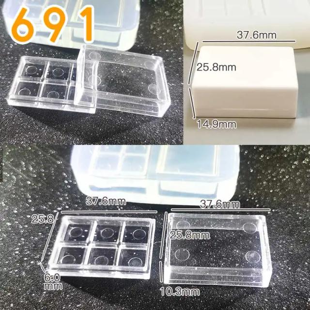 Mini Molde de Resina Epóxi para Sobremesas em Miniatura - Artesanato DIY Criativo e Divertido