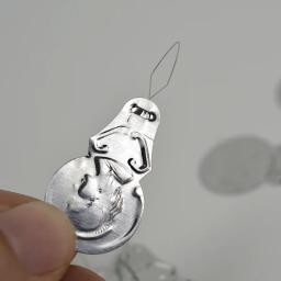 Máquina De Inserção De Ponto De Agulha Threader, Ferramenta De Linha De Costura De Mão, Arco De Fio, 50Pcs - Image 3