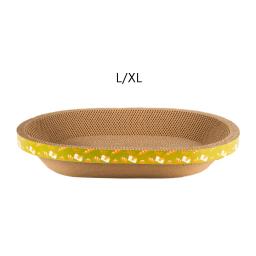 Papelão ondulado Oval Cat Scratcher, Sofá, Proteção de Móveis, Brinquedo Garra Confortável Macio, Play Claw - Image 2