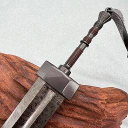 22cm metal grande espada er jogo periférico estilo medieval 1:6 arma réplica em miniatura equipamento de boneca ornamento para casa artesanato brinquedo menino dropshipping atacado venda quente presentes nova chegada p - Image 4