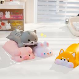 Cão dos desenhos animados e Coelho Mouse Pad, Apoios De Pulso Kawaii, Almofada De Mão De Espuma Macia, Suporte Almofada, Organizadores De Mesa, Material De Escritório - Image 1