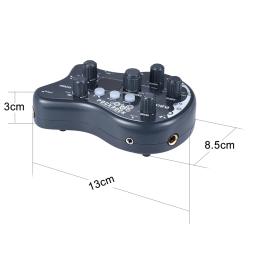 Summina PockRock Guitarra Portátil Processador Multi-efeitos Pedal de Efeito 15 Tipos de Efeito 40 Ritmos de Tambor Função de Afinação - Image 3