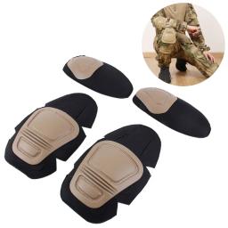 Almofada protetora tática de joelho e cotovelo para paintball airsoft uniforme de combate terno 2 joelheiras e 2 cotoveleiras apenas terno de caça - Image 1