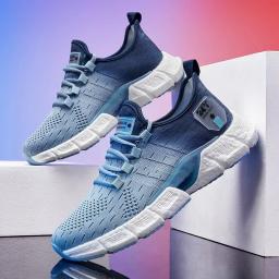 Tênis de corrida antiderrapante masculino, tênis de corrida leve e suave, casual para esportes ao ar livre, resistente ao desgaste de caminhada, escolha - Image 2
