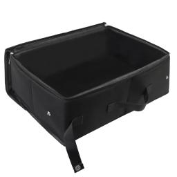 Caixa de lixo portátil com tampa, à prova de vazamento, dobrável para gatos, ideal para viagens, hotel, estadas e viagem, fácil de usar - Image 1