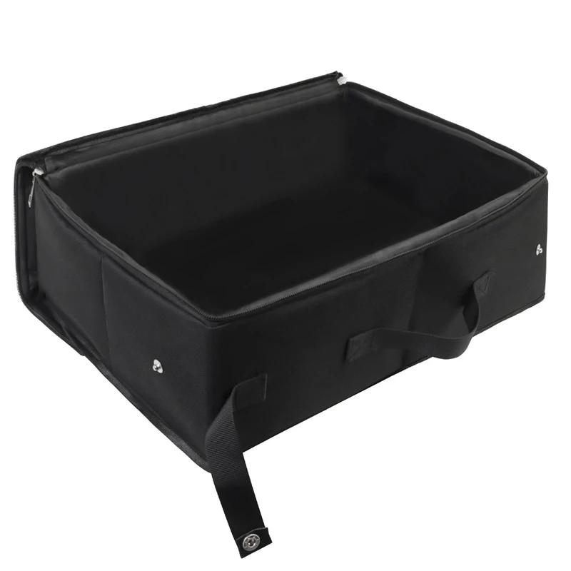 Caixa de lixo portátil com tampa, à prova de vazamento, dobrável para gatos, ideal para viagens, hotel, estadas e viagem, fácil de usar - Image 1