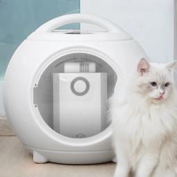 Caixa de secagem inteligente para animais de estimação, Secador totalmente automático para cães e gatos, Secador de cabelo silencioso para cães pequenos, Secador de cabelo para cães e gatos - Image 1