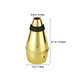 Surdina-Golden Wear-Resistant Trompete Prática, impermeável Estudo Mudo - Image 5