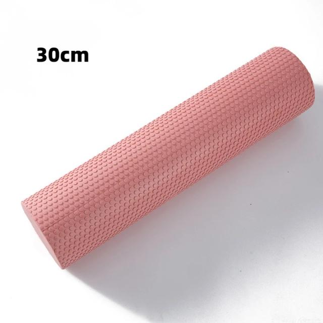 Rolo de Espuma EVA para Yoga e Pilates com Massagem Muscular - 30/45/60cm