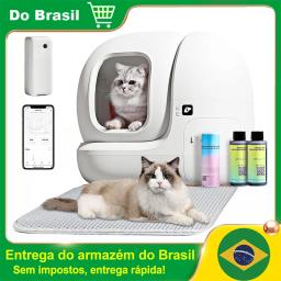 Petkit-Caixa de lixo para gatos Pura Max, auto-limpante, volume extra grande para identificação multi cat, aplicativo desodorante, sacos de lixo - Image 1