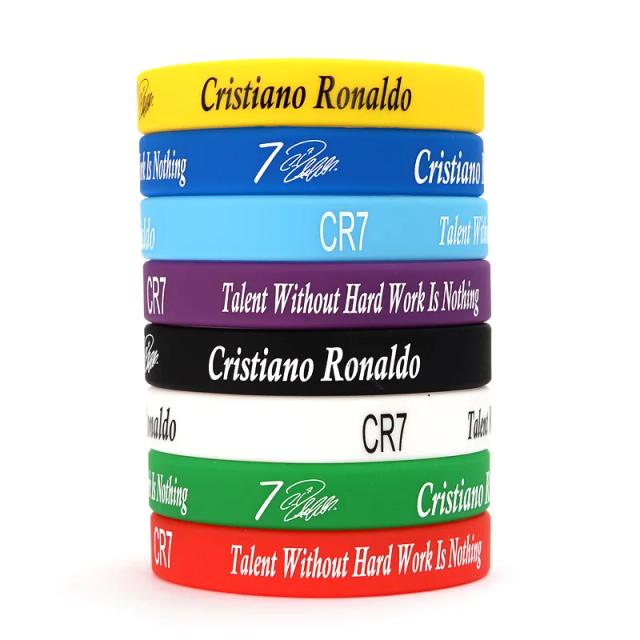 Pulseira de Silicone C Ronaldo: Acessório Perfeito para Fãs de Futebol